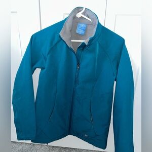 Charles River ladies lined blue outdoor jacket